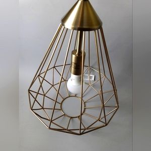 Hanging Lamp by target style modern color bronce diamond New by target